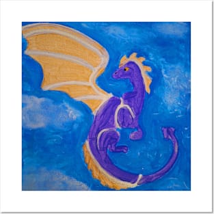 Purple Dragon Posters and Art